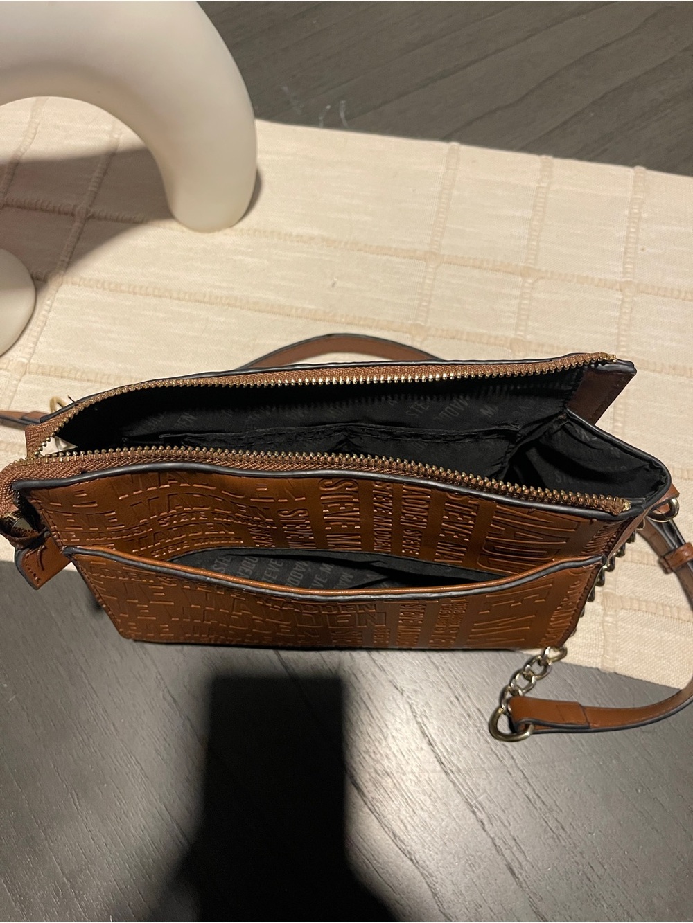Steve Madden Floral Embossed Crossbody Bag - Picture 8 of 10
